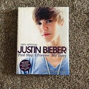Justin Bieber “First Step 2 Forever: My Story” Hardcover Book